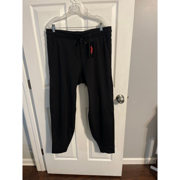 THE GYM PEOPLE Mens' Fleece Joggers Pants Size XL Black New With Tag - Picture 5 of 9